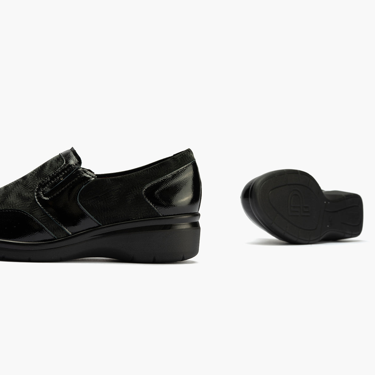 Manoletina Lycra de mujer color negro