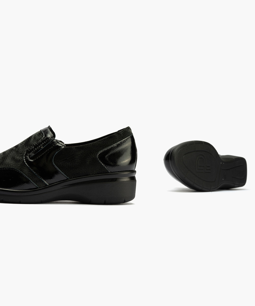 Manoletina Lycra de mujer color negro