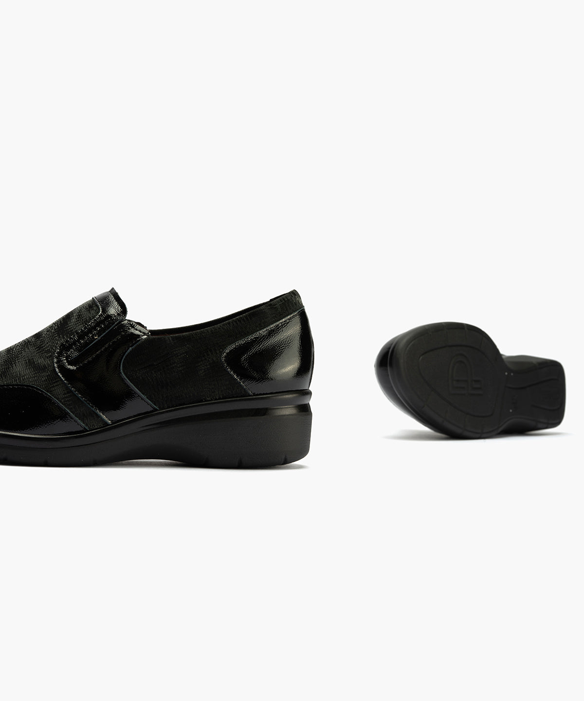 Manoletina Lycra de mujer color negro