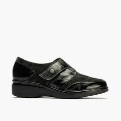 Blucher Lycra con Velcro de mujer color negro