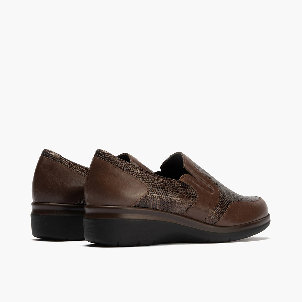 Manoletina Piel de mujer color marron