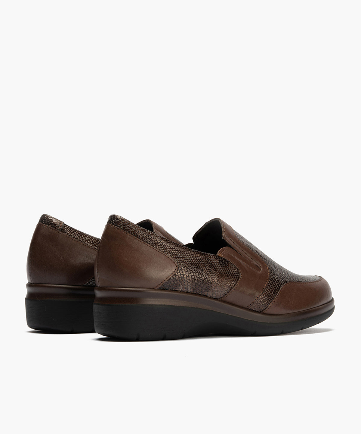 Manoletina Piel de mujer color marron