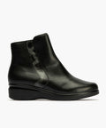 Botin en napa de mujer color negro