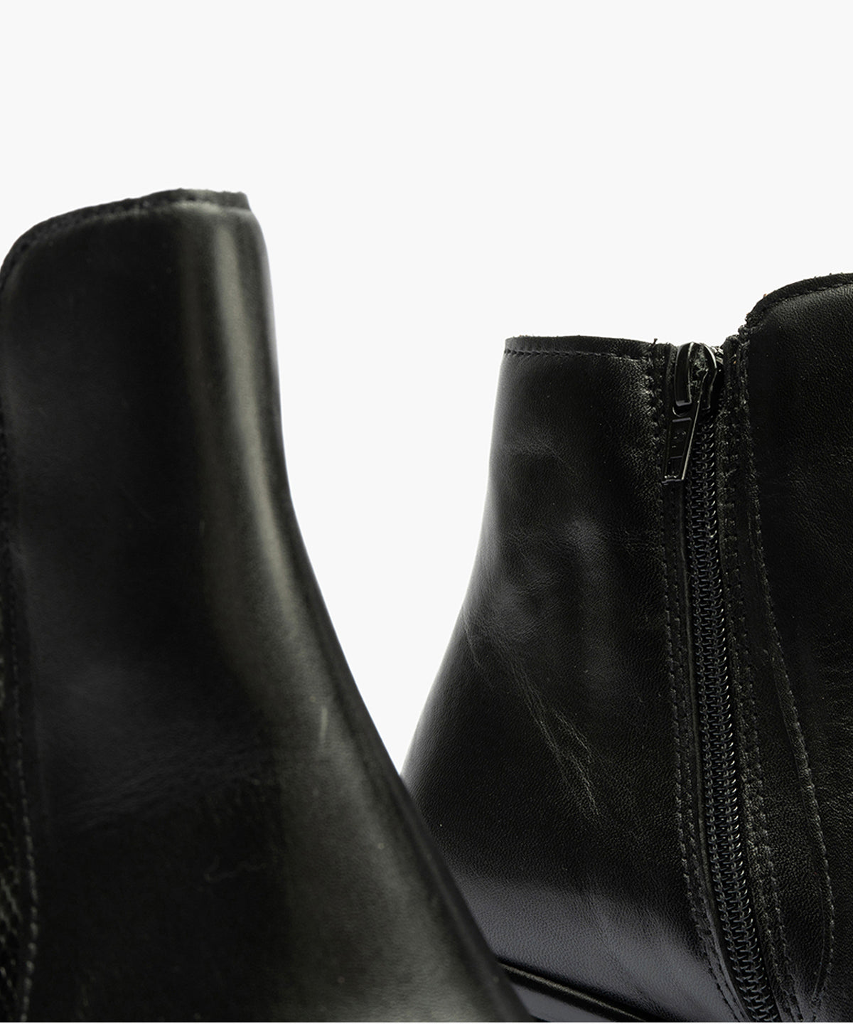 Botin en napa de mujer color negro