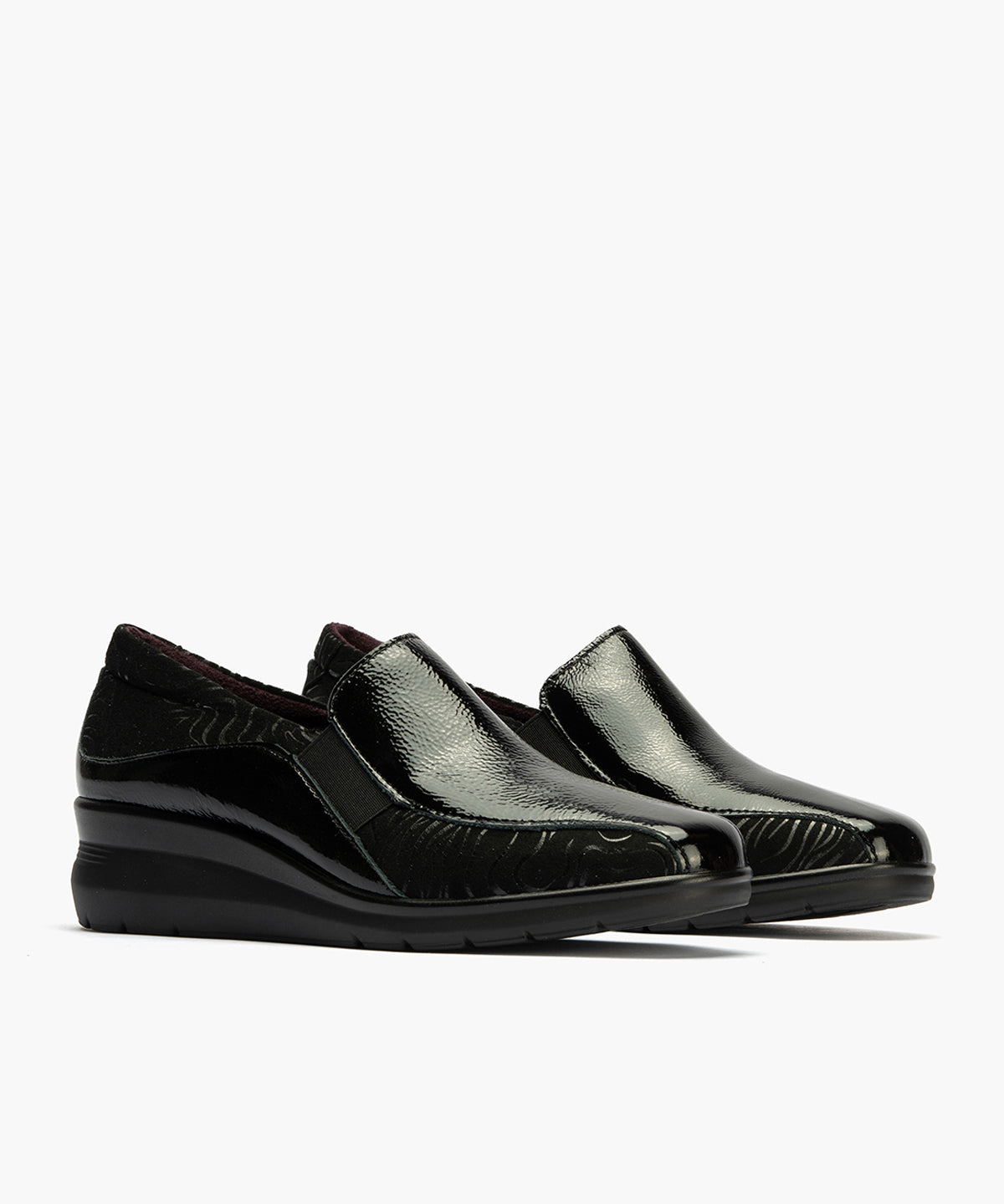 Abotinado Gucci con elásticos de mujer color negro