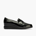 Mocasín en Charol de mujer color negro