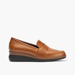 Mocasín en Napa de mujer color cuero