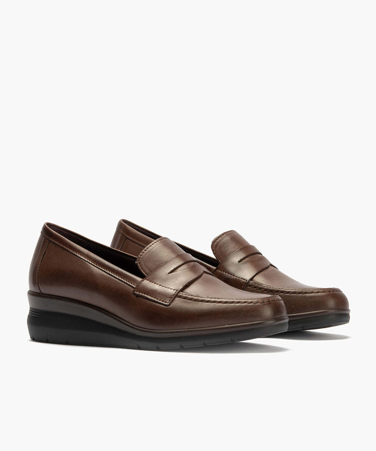 Mocasín en Napa de mujer color marron