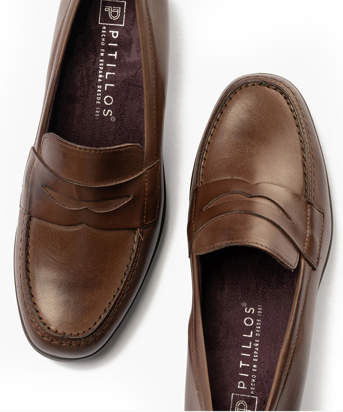 Mocasín en Napa de mujer color marron