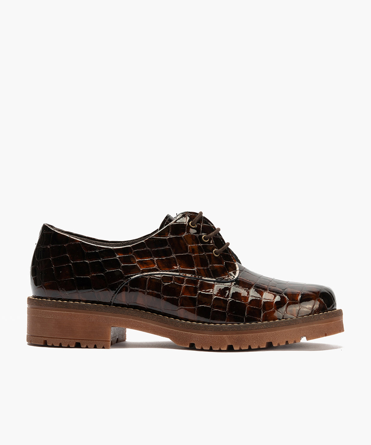 Blucher en Coco con cordones de mujer color marron