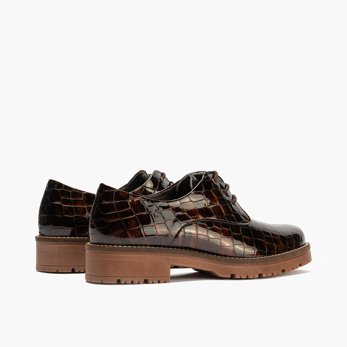 Blucher en Coco con cordones de mujer color marron