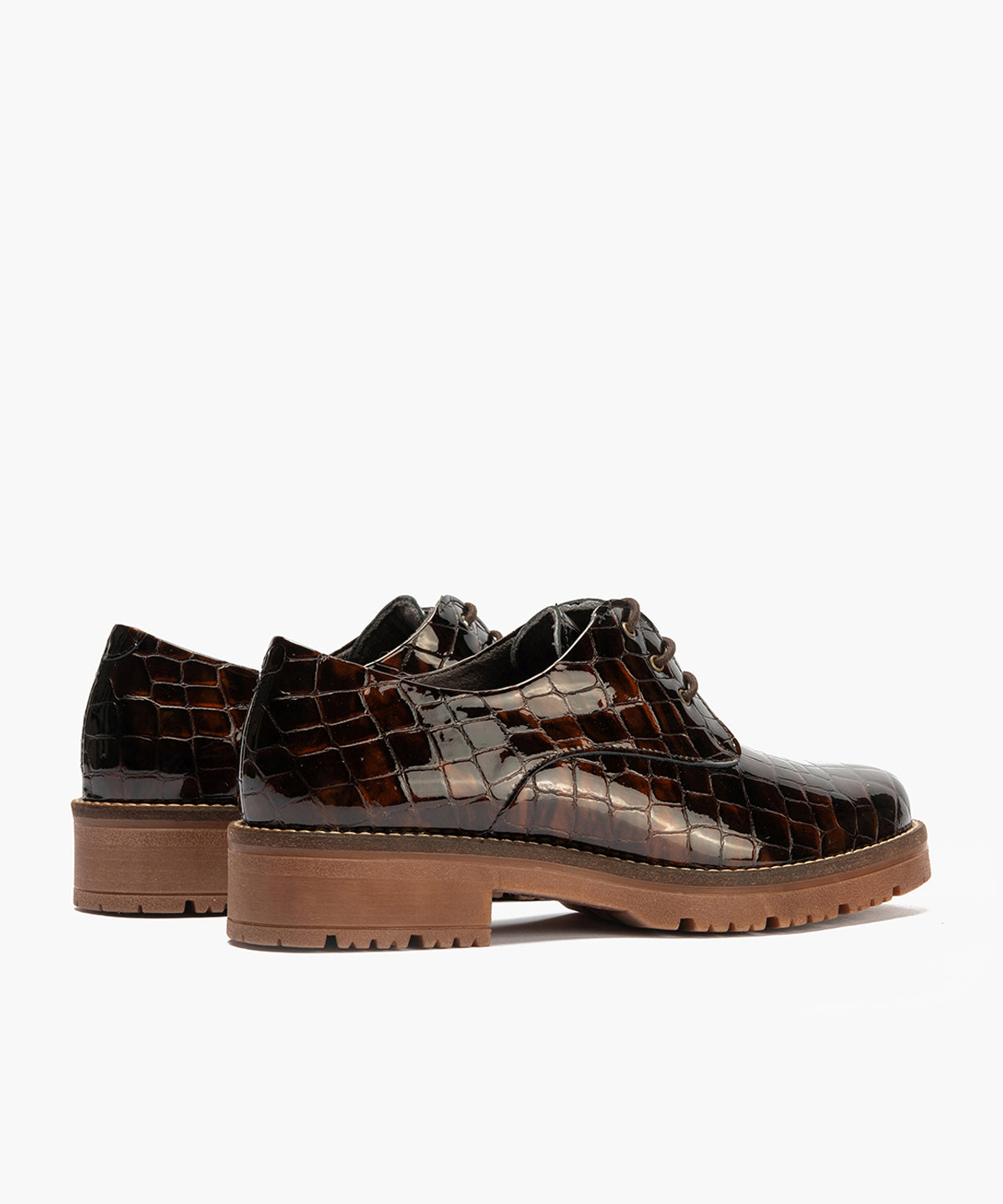 Blucher en Coco con cordones de mujer color marron