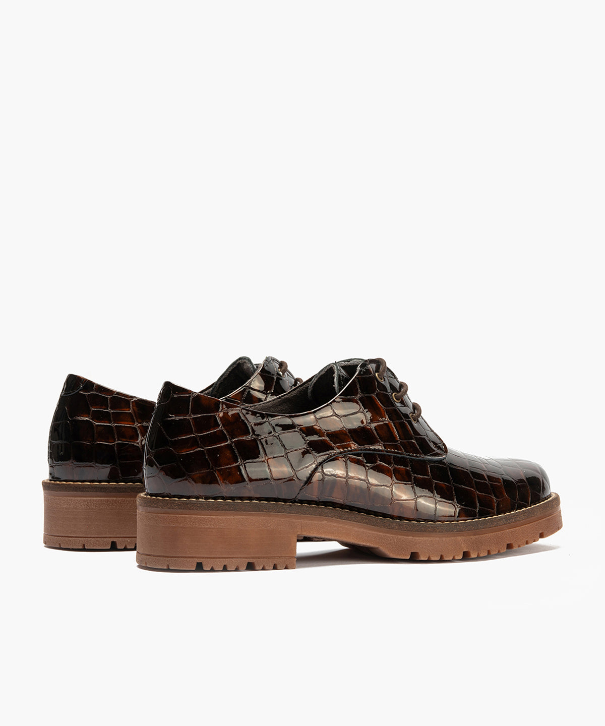 Blucher en Coco con cordones de mujer color marron