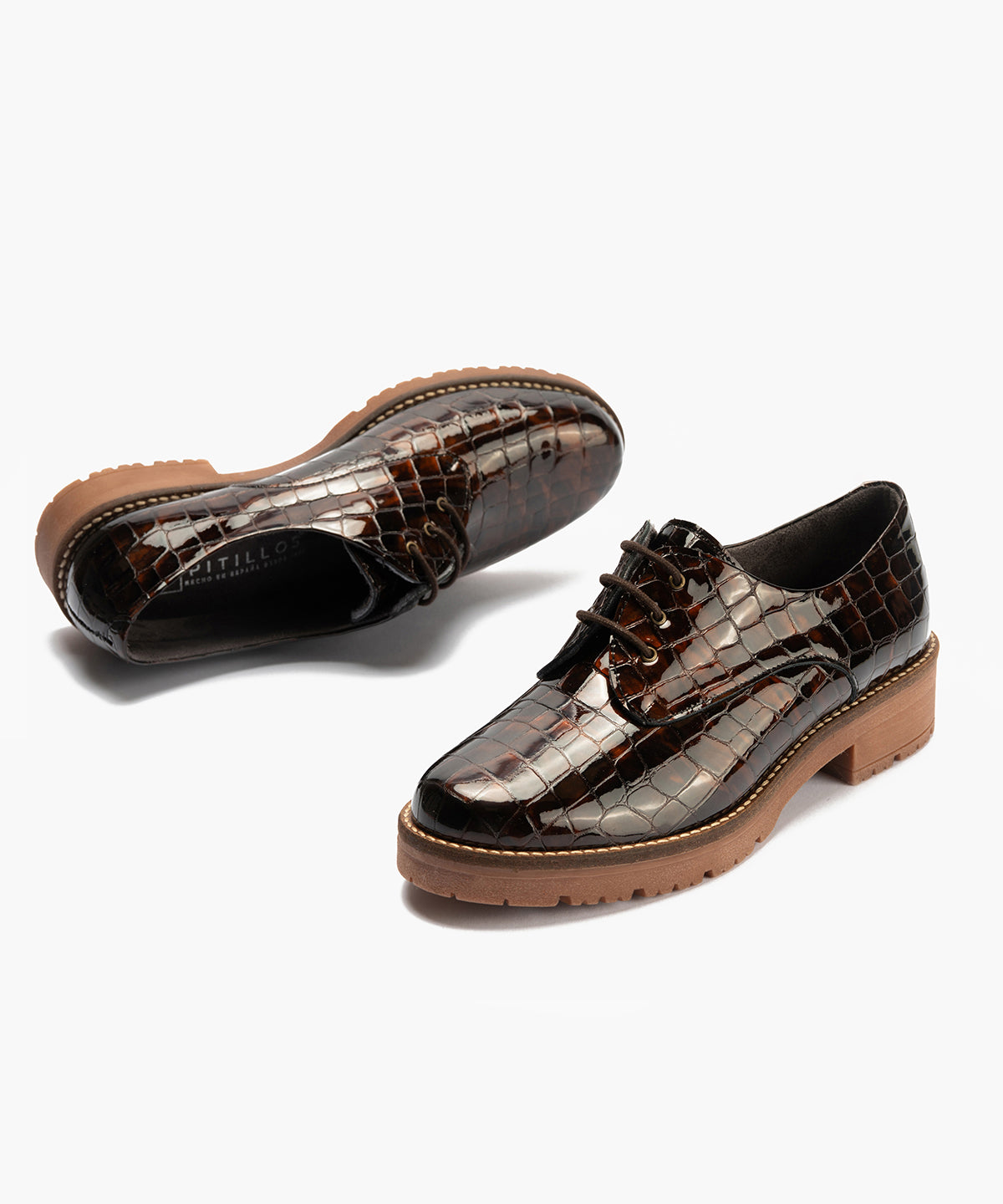 Blucher en Coco con cordones de mujer color marron