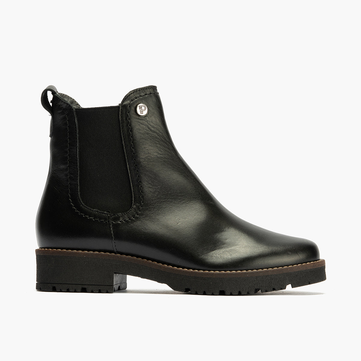 Botín Chelsey en Napa con cremallera de mujer color negro