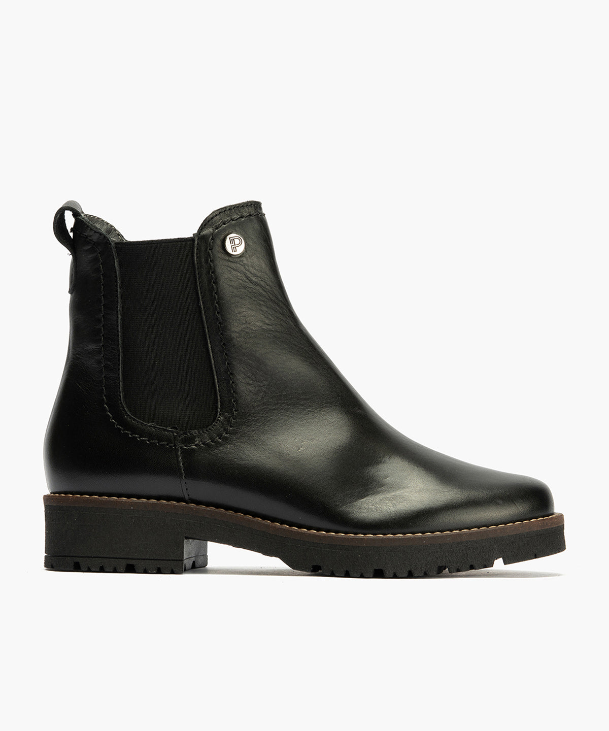 Botín Chelsey en Napa con cremallera de mujer color negro
