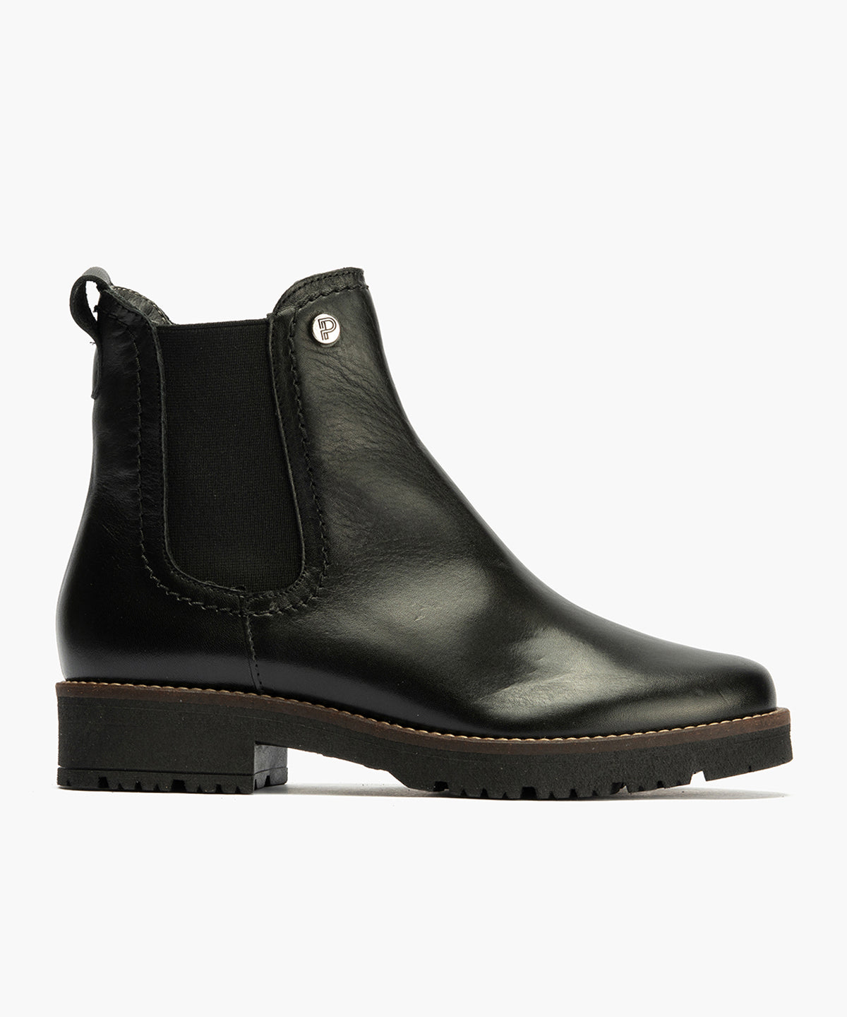 Botín Chelsey en Napa con cremallera de mujer color negro