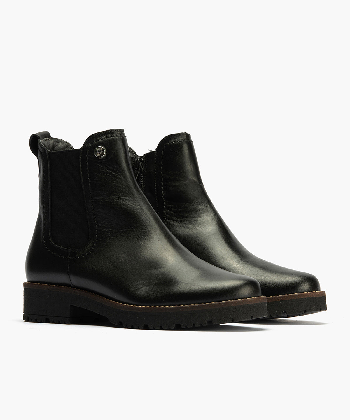 Botín Chelsey en Napa con cremallera de mujer color negro