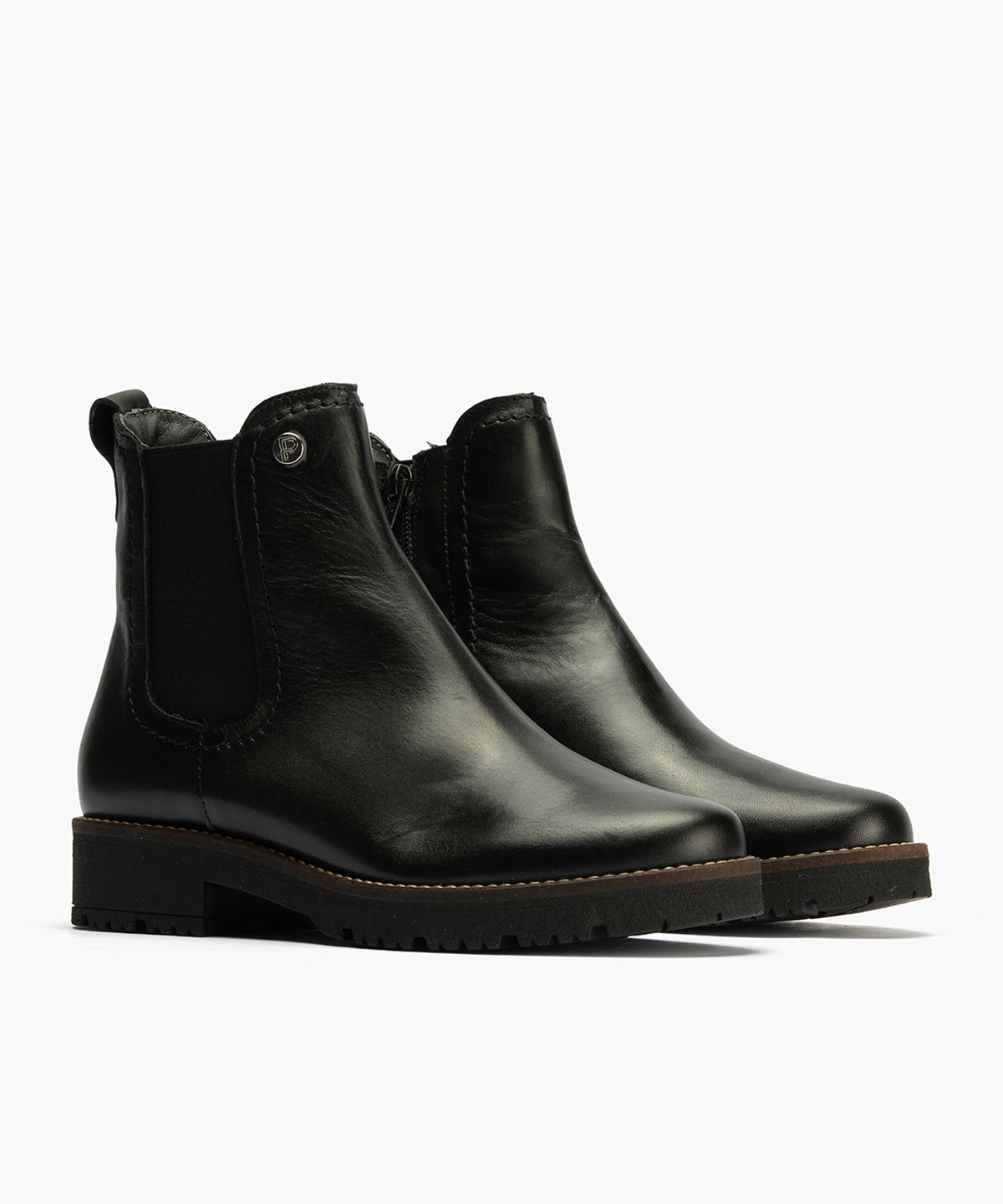 Botín Chelsey en Napa con cremallera de mujer color negro