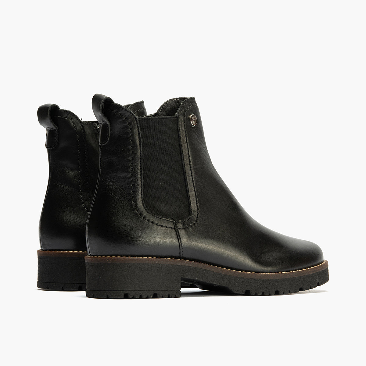 Botín Chelsey en Napa con cremallera de mujer color negro