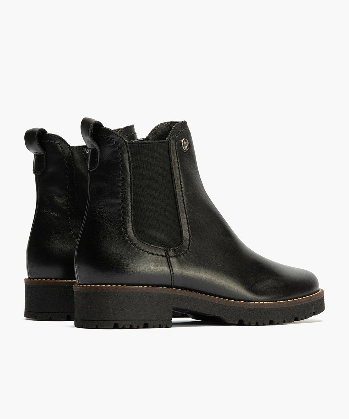 Botín Chelsey en Napa con cremallera de mujer color negro
