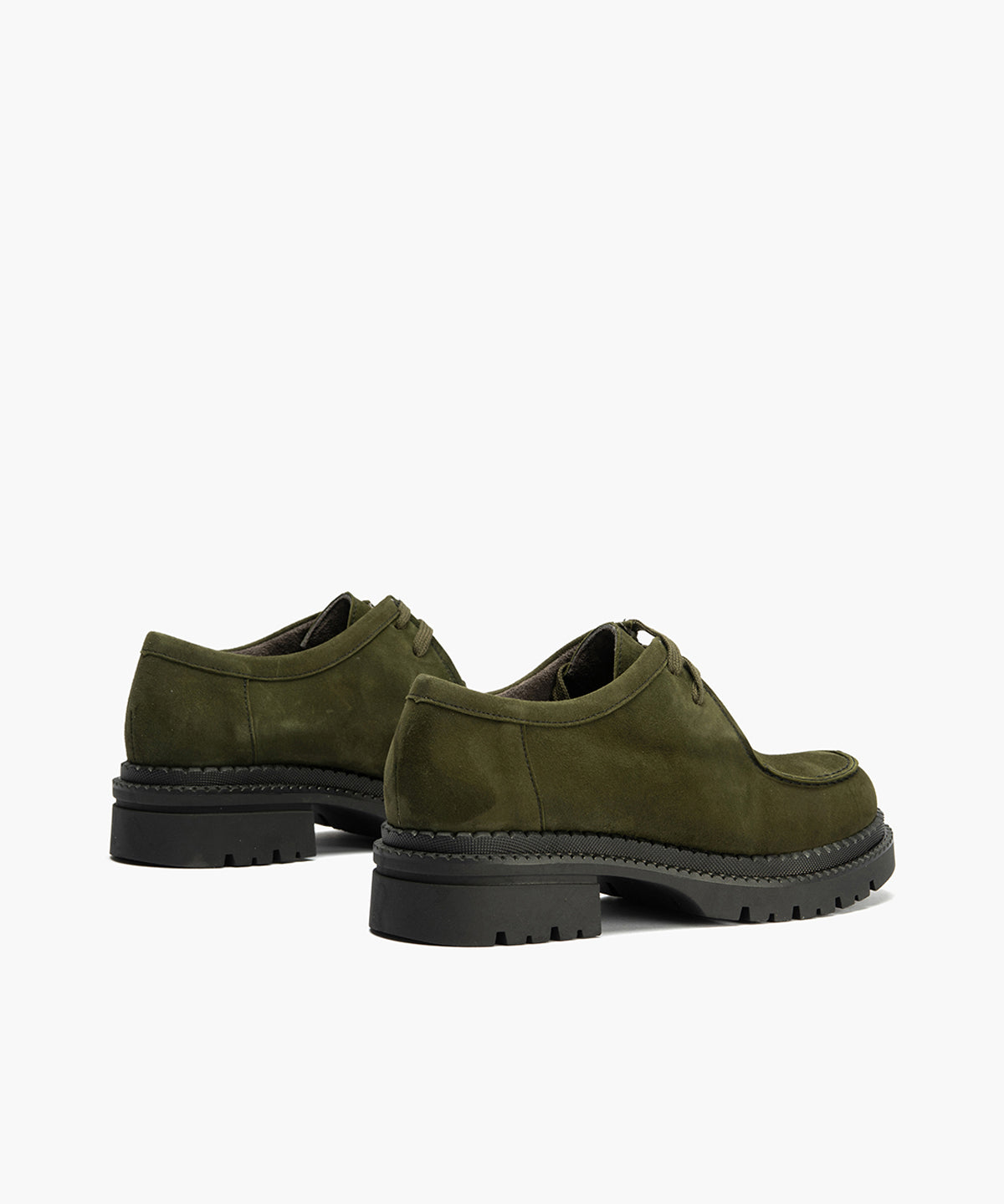 Wallaby en Ante con cordones de mujer color kaki