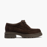 Wallaby en Ante con cordones de mujer color marron