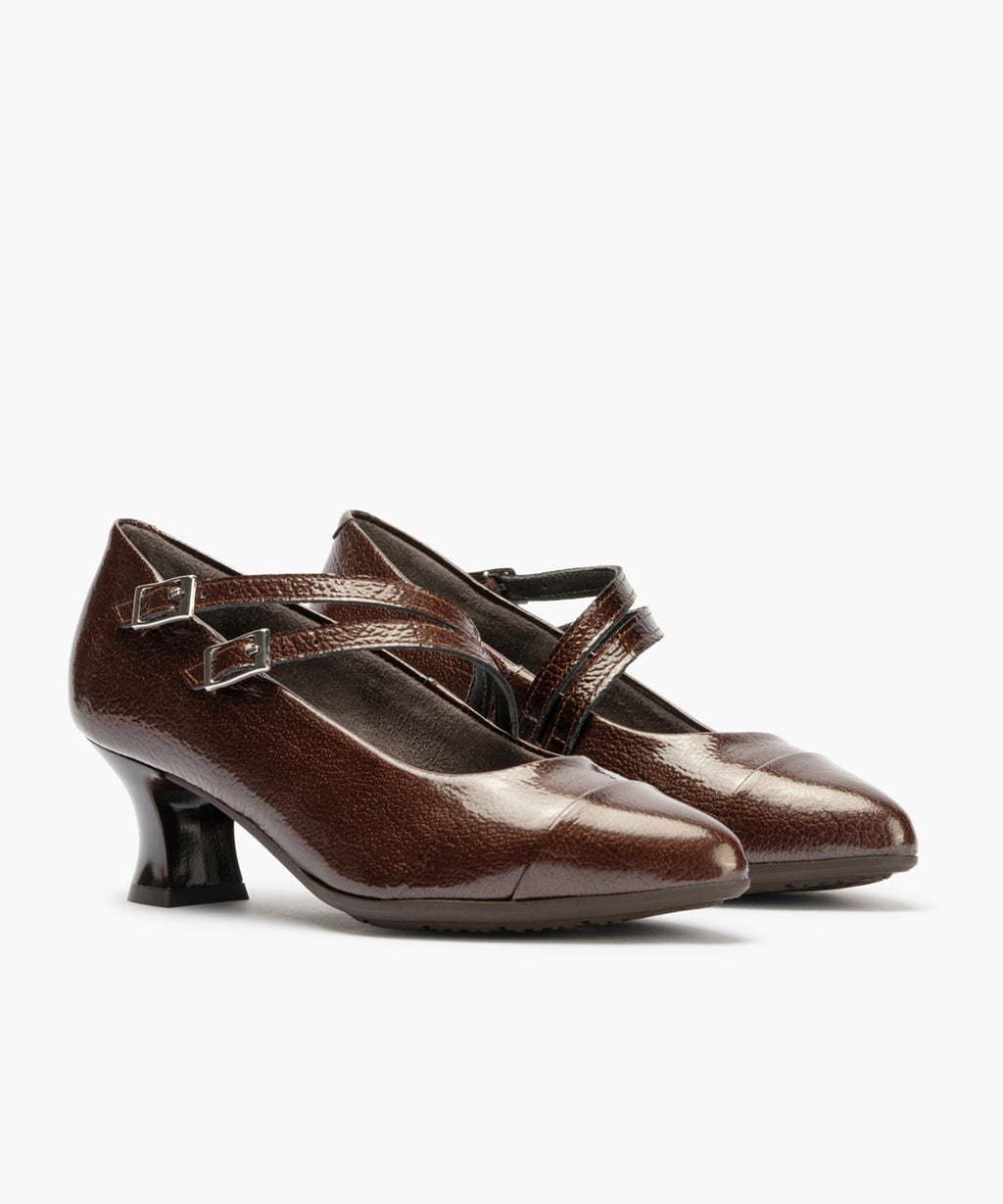 Mercedes con 2 Correas de mujer color marron