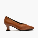 Salón de Pico en Napa de mujer color cuero