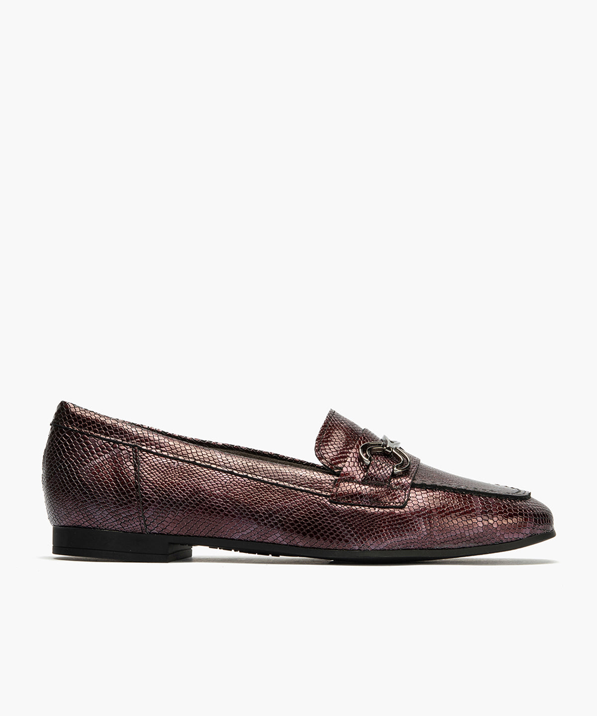 Mocasín en Fantasía de mujer color burdeos