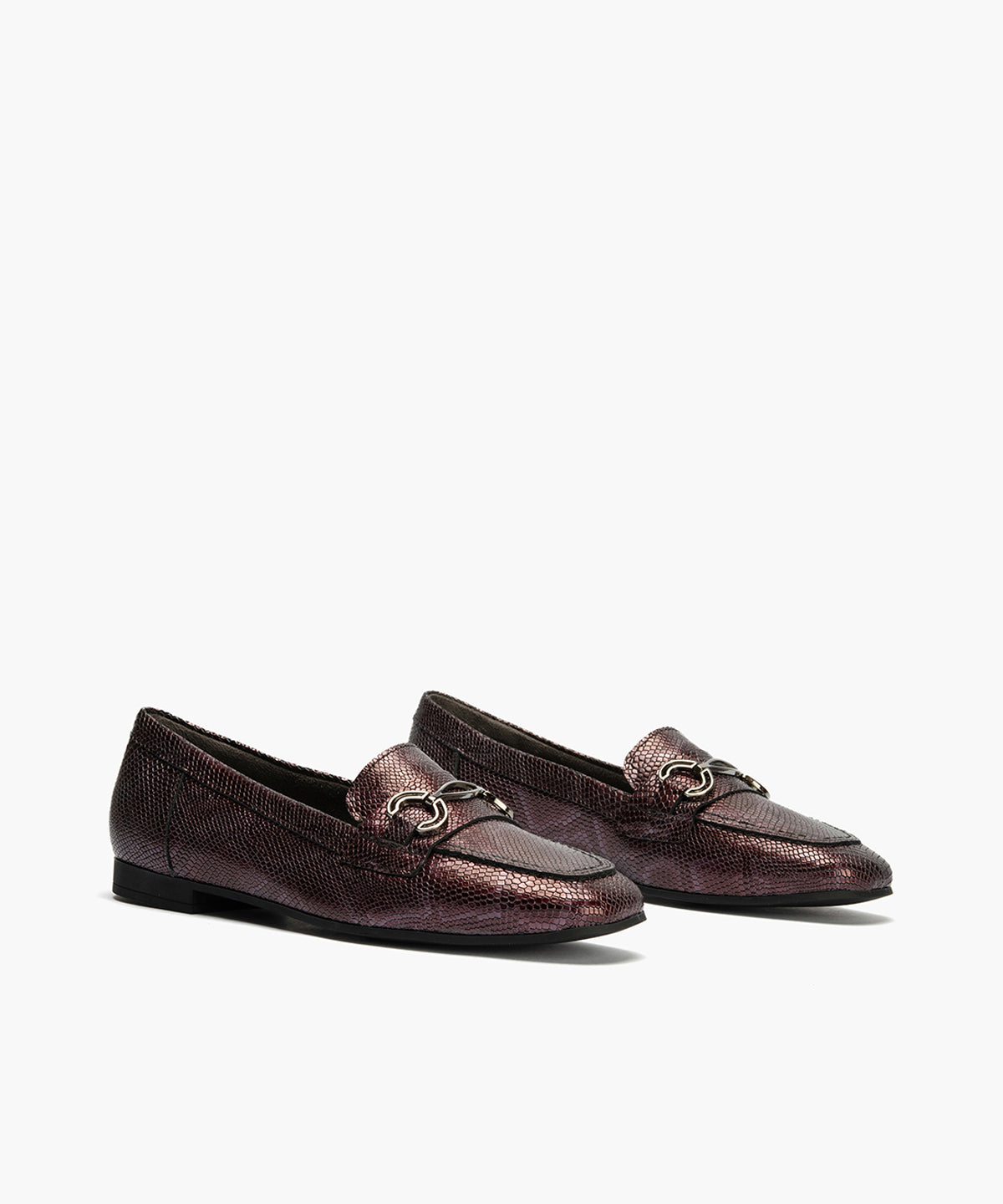 Mocasín en Fantasía de mujer color burdeos