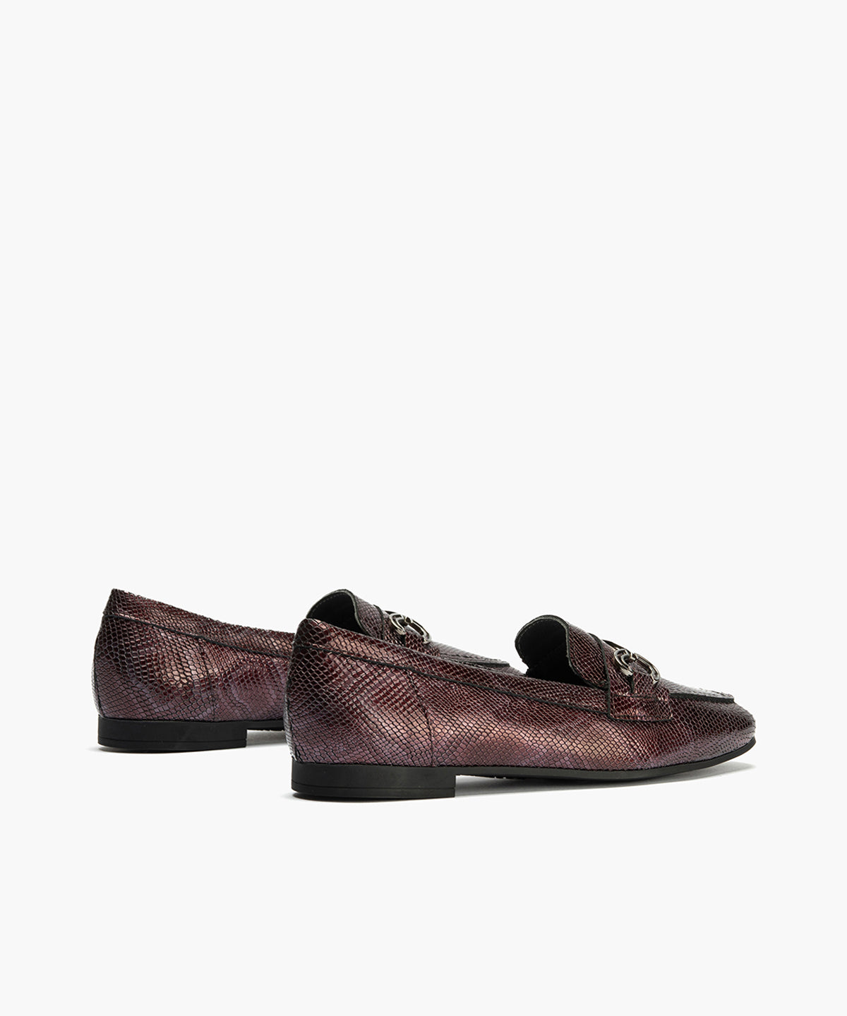 Mocasín en Fantasía de mujer color burdeos