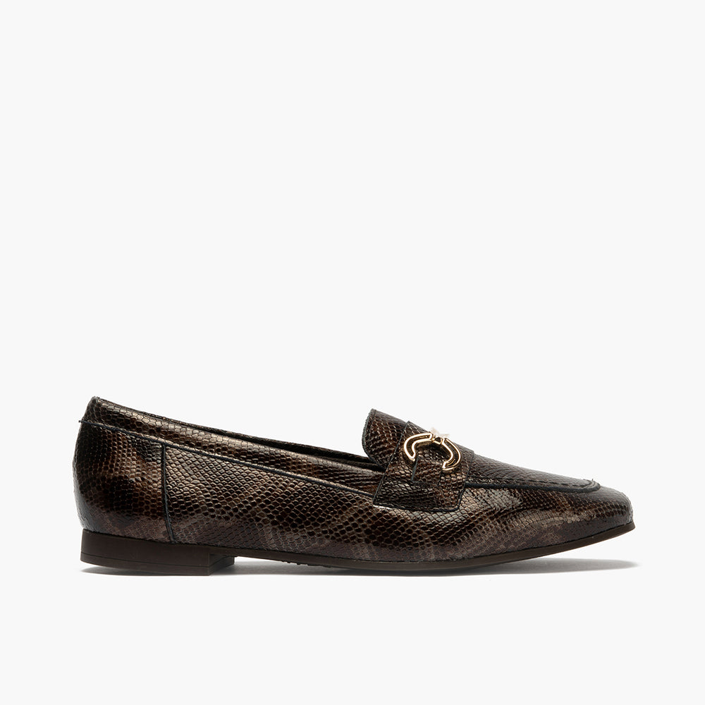 Mocasín en Fantasía de mujer color marron