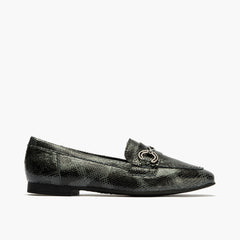 Mocasín en Fantasía de mujer color negro