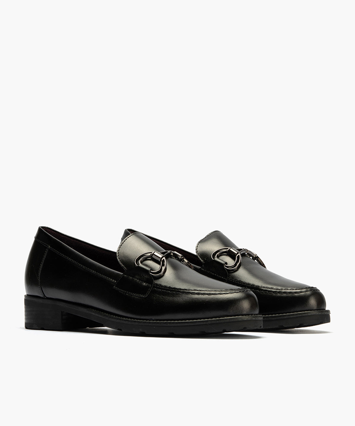 Mocasín con Adorno de mujer color negro