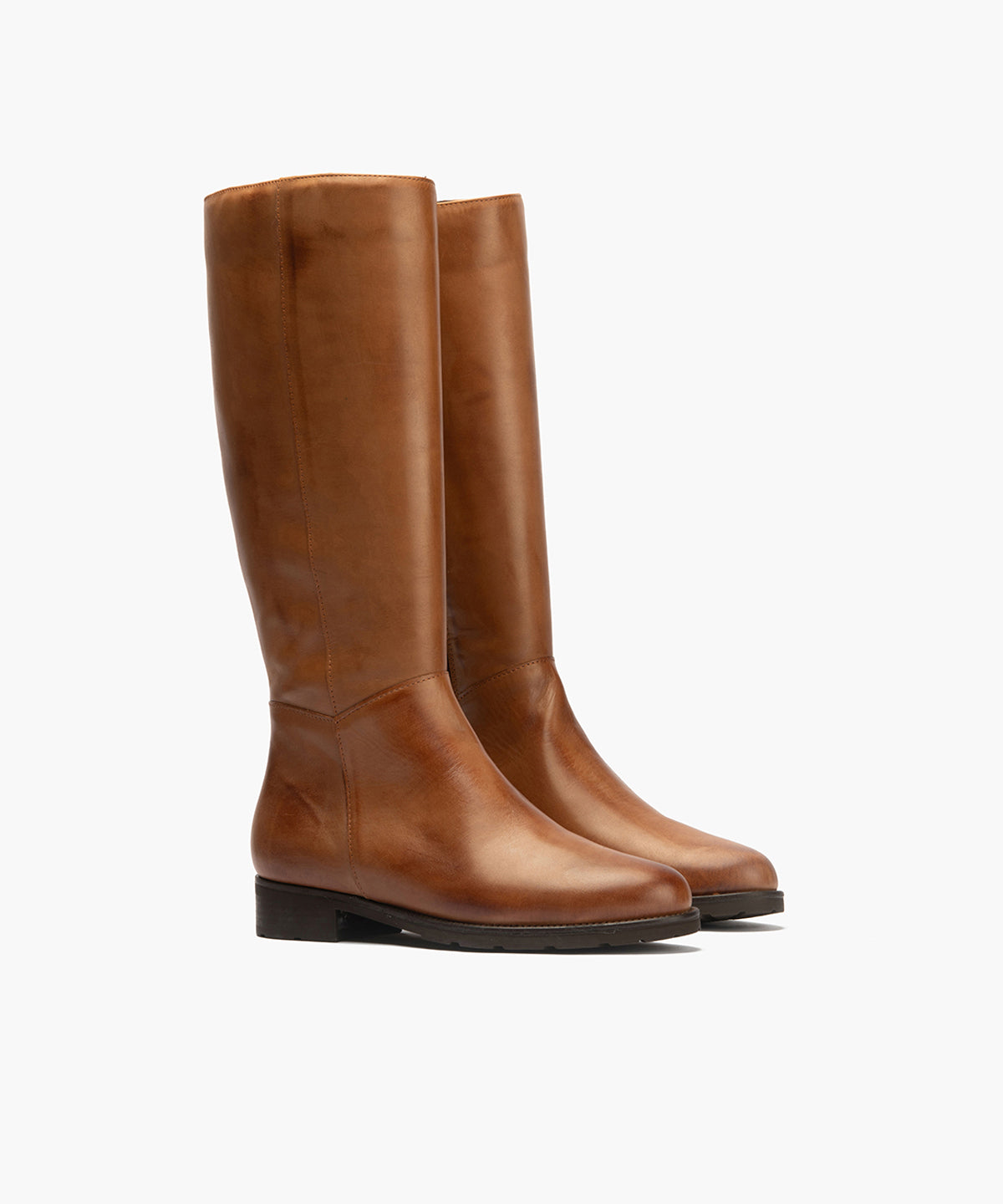 Bota Alta de mujer color cuero