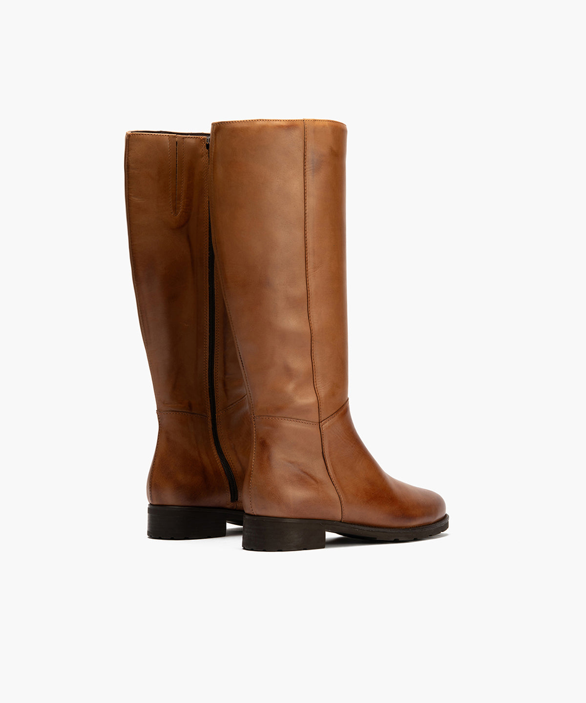 Bota Alta de mujer color cuero