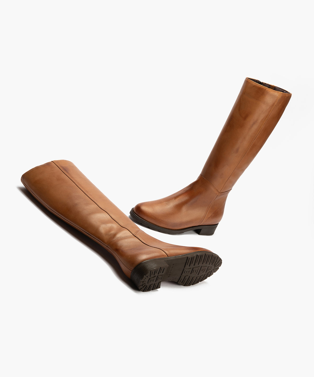 Bota Alta de mujer color cuero