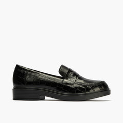 Mocasín en Coco de mujer color negro