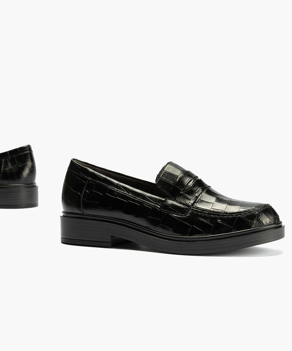 Mocasín en Coco de mujer color negro