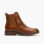 Botín Chelsey en Coco de mujer color cuero