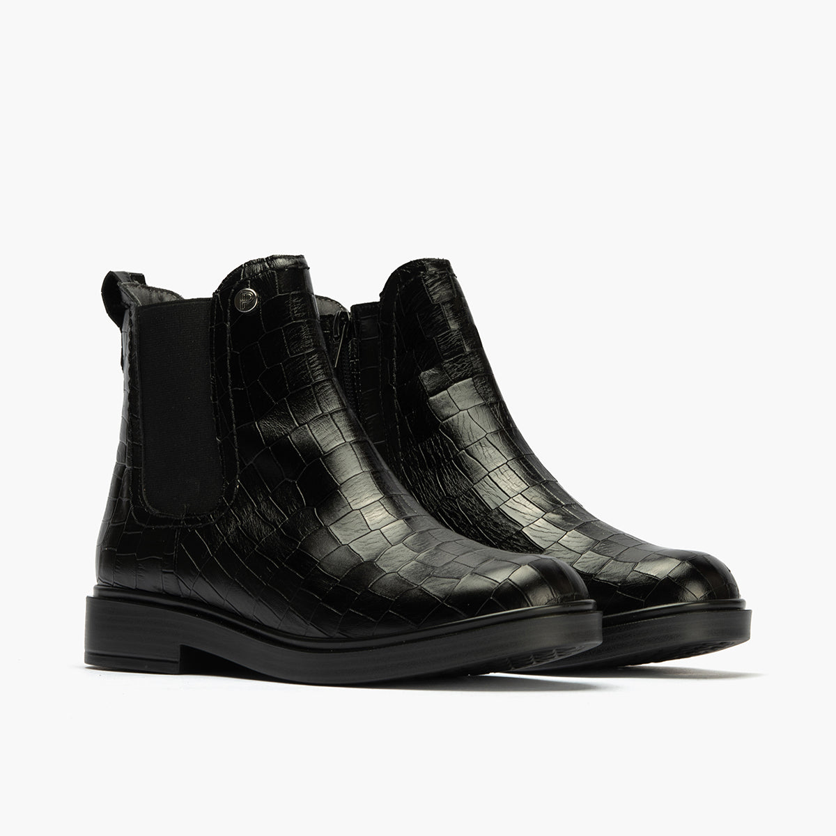Botín Chelsey en Coco de mujer color negro
