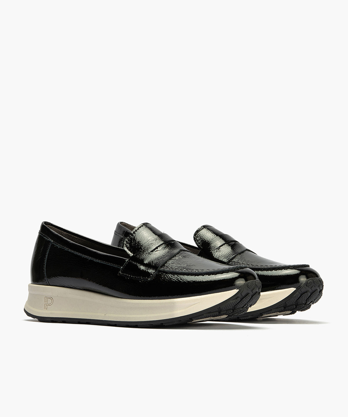 Mocasín en Charol de mujer color negro