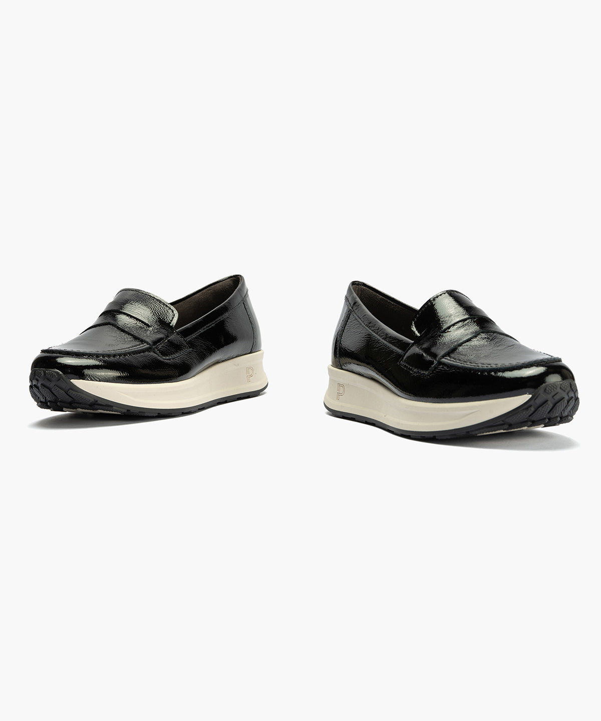 Mocasín en Charol de mujer color negro