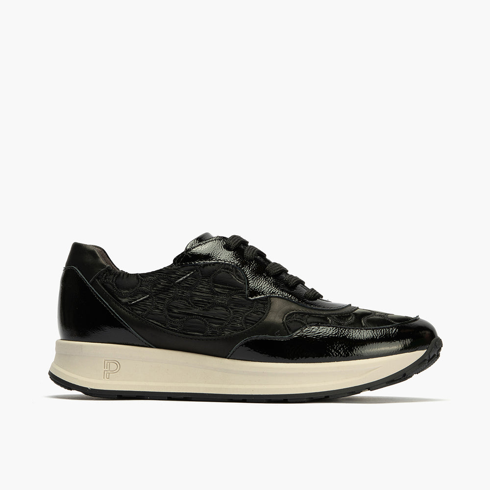 Deportivo Combinado con Nylon de mujer color negro