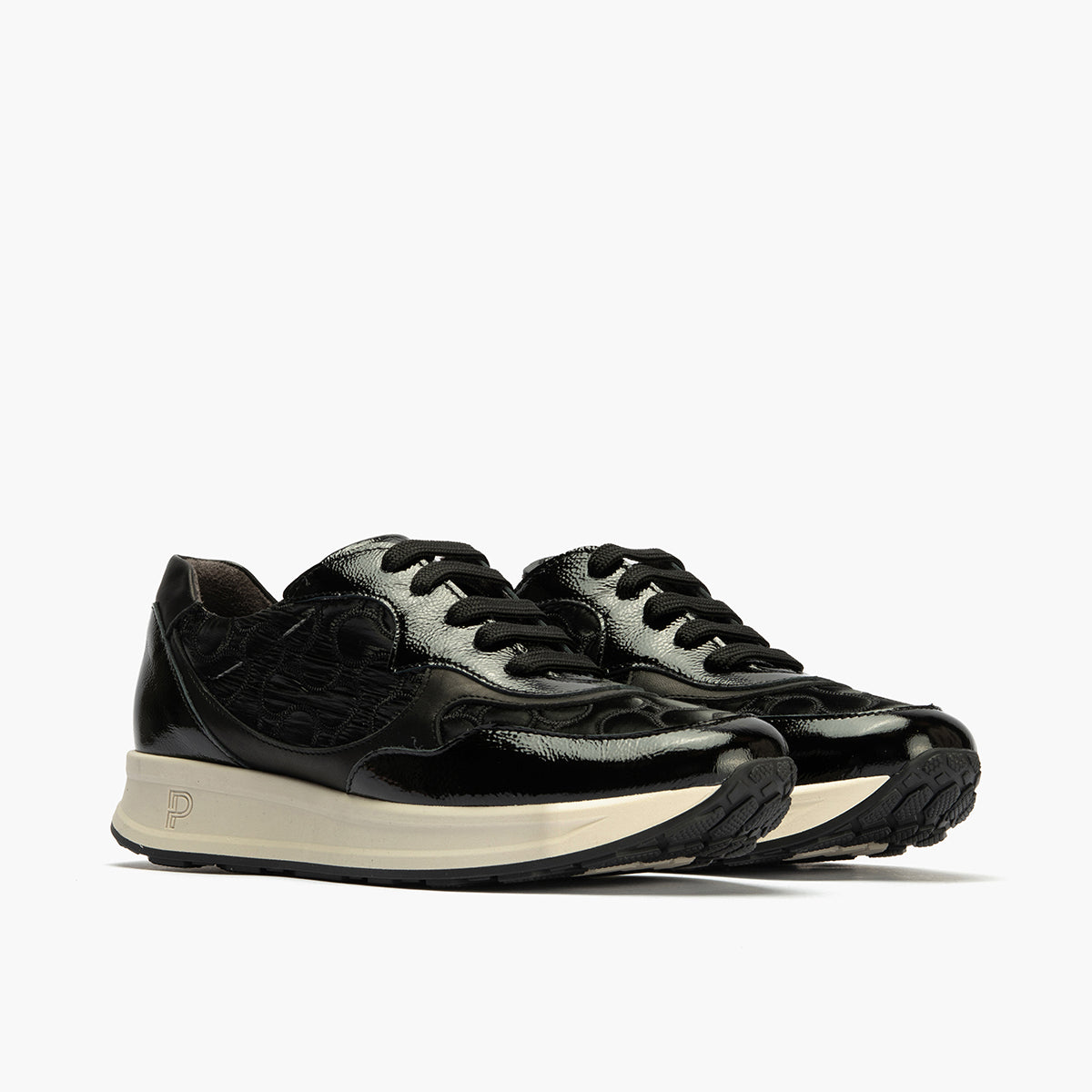 Deportivo Combinado con Nylon de mujer color negro