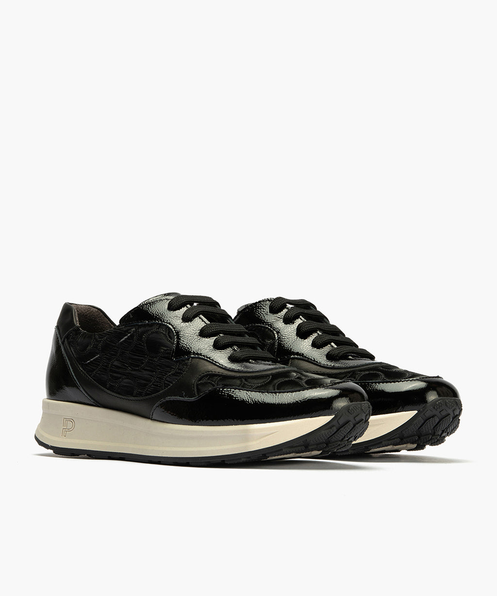 Deportivo Combinado con Nylon de mujer color negro