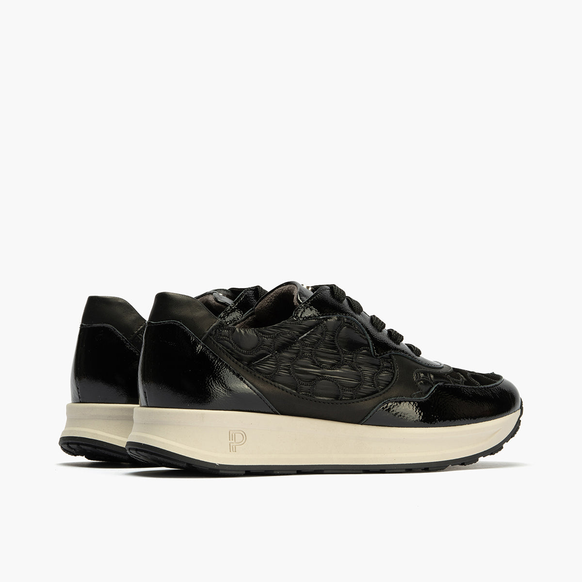 Deportivo Combinado con Nylon de mujer color negro