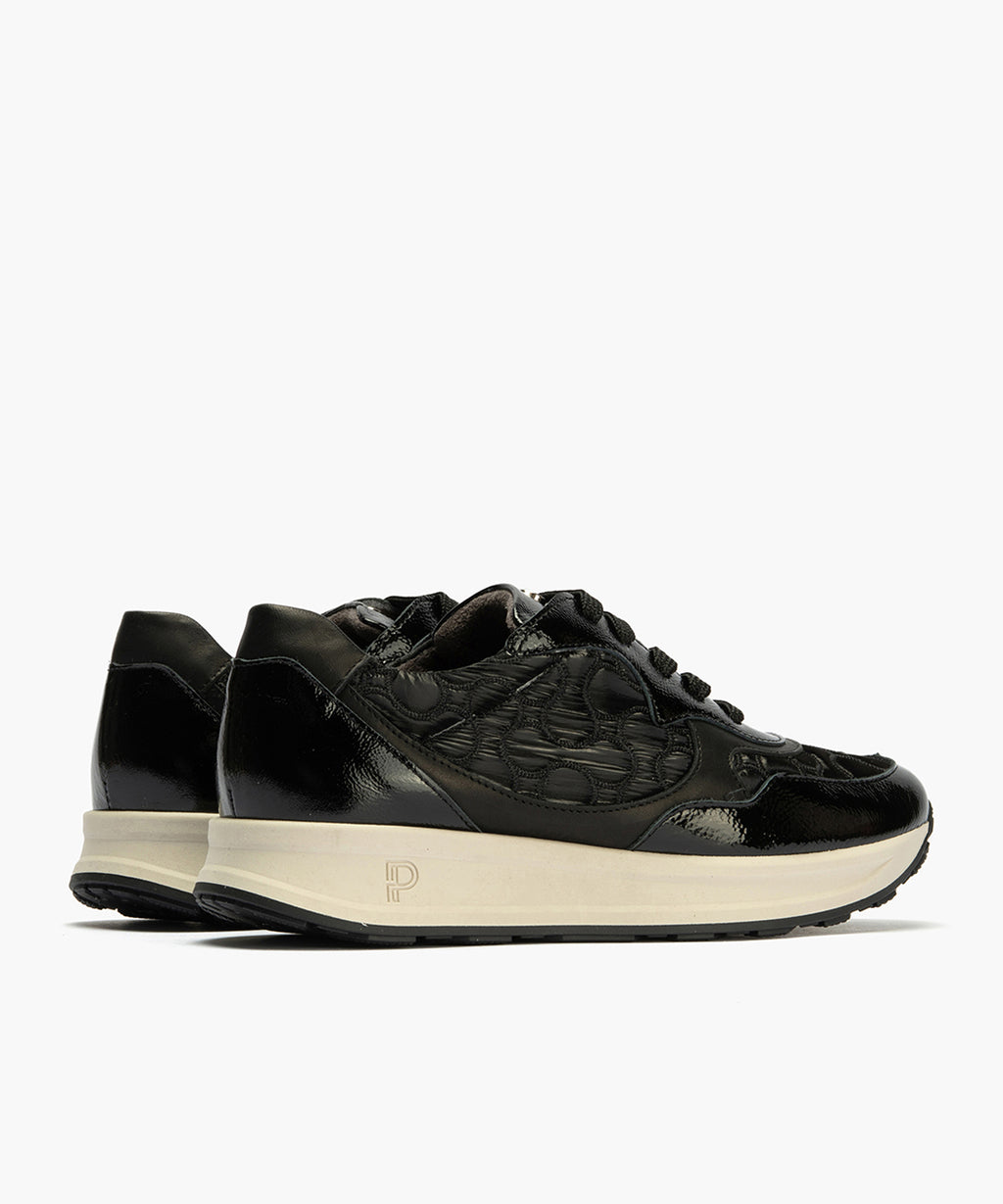 Deportivo Combinado con Nylon de mujer color negro