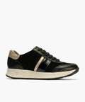 Deportivo Combinado con Serraje de mujer color negro